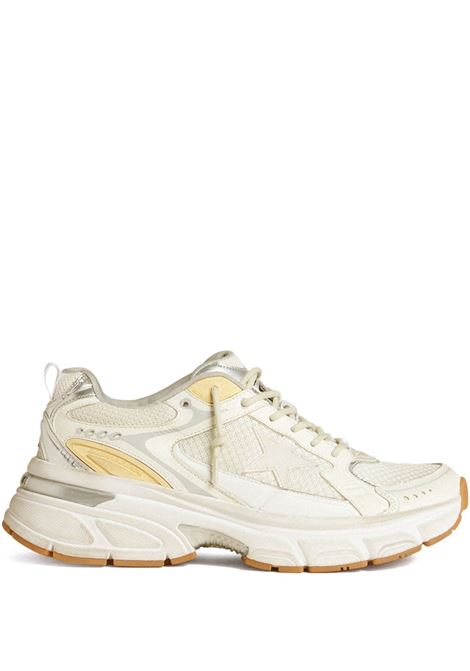 Sneakers Lightstar in bianco e giallo Golden Goose - uomo GOLDEN GOOSE | GMF00724F00647610272